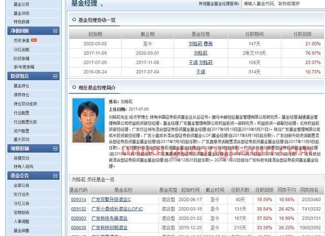 刘格菘的广发创新升级混合(002939)近1年涨幅139.67%